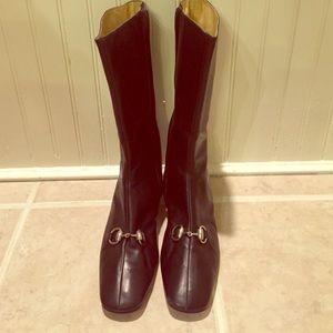 Gucci Vintage horsebit boots!