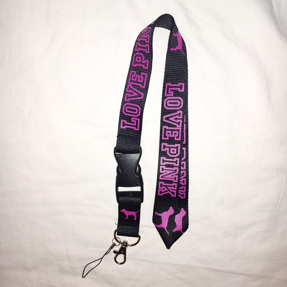 Accessories - PINK lanyard/key holder
