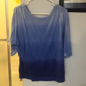 Right Down The Middle Dolman Top - Dk. Green main image 0