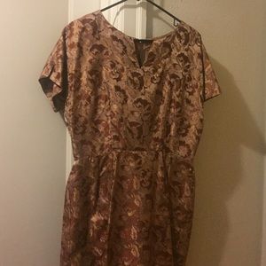 🌻Vintage 1950/60s satin wiggle dress🌻