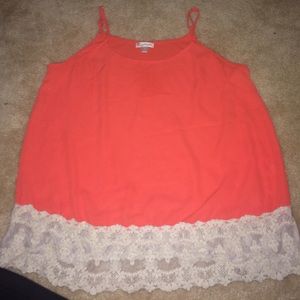 Spaghetti strap tank