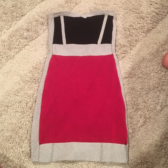 Bebe strapless dress