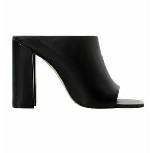 women's target mossimo black mule heels