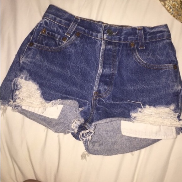 Denim shorts