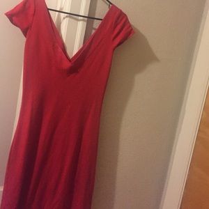 💋Vintage Diane Von Furstenberg red wiggle dress💋