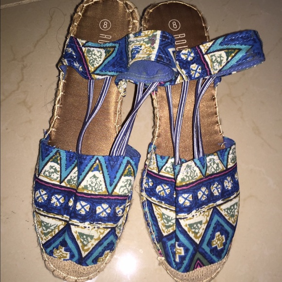 Shades of blue wedges!