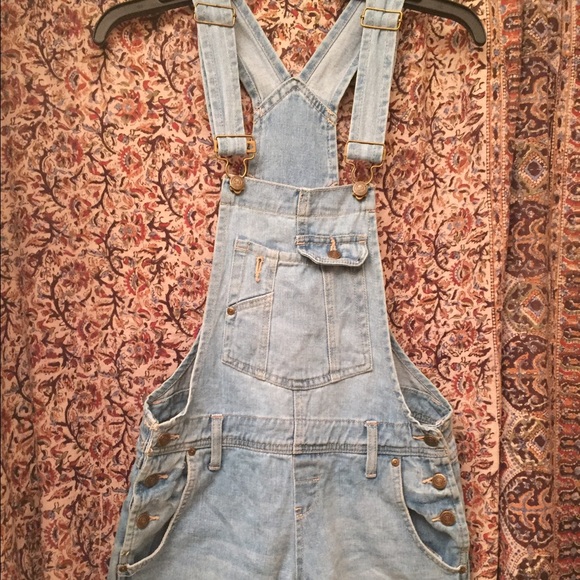 Denim overalls