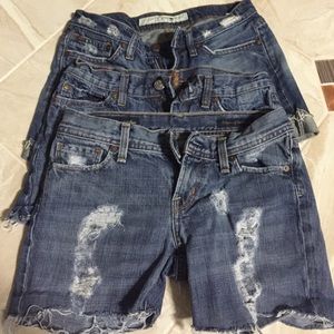 Bundle of Designer cut off Jeans Bundle of Designer cut off Jeans