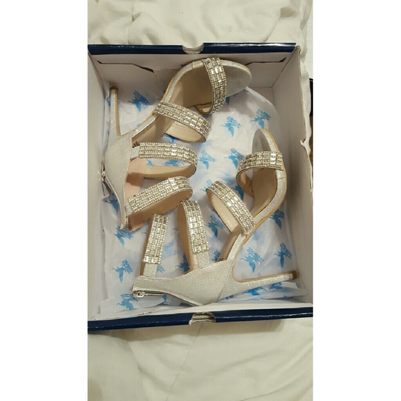 Isabelle Silver Heels
