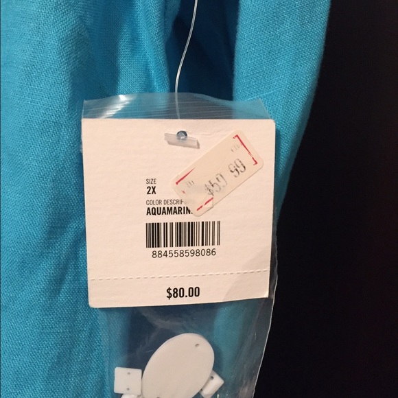 Kate Hill Aquamarine Top - Picture 3 of 3