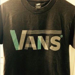 Vans tee gray with teal men's small