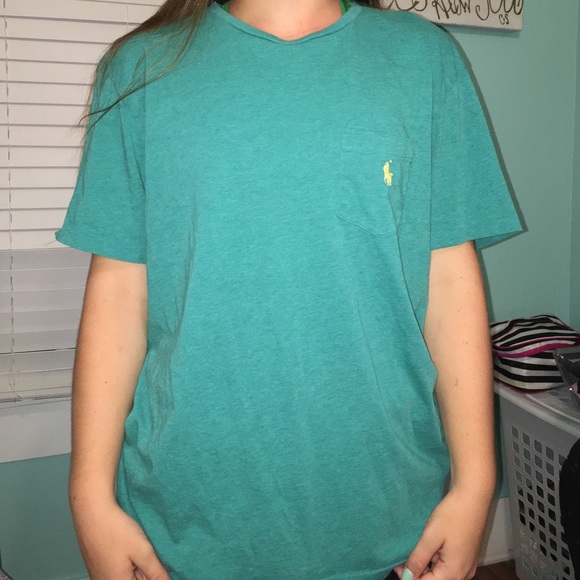 Polo Teal T shirt