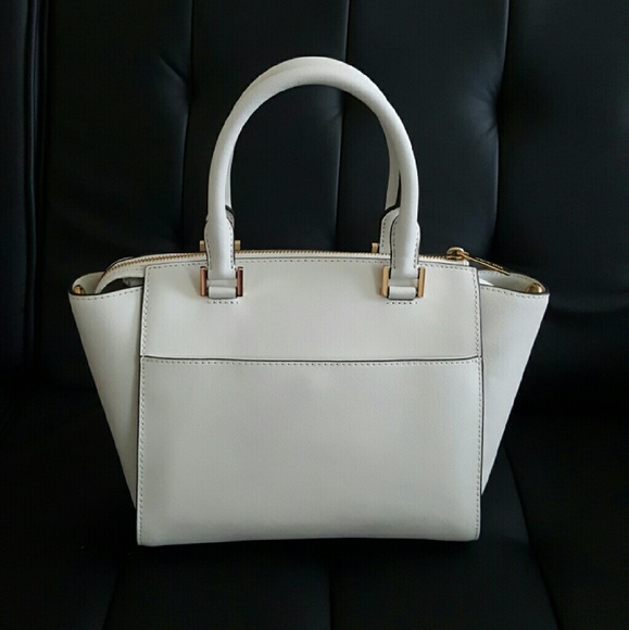 Mk satchel Hudson Medium white crossbod Brand new - Picture 2 of 4