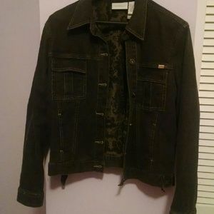 Liz Claiborne Black Denim Jacket