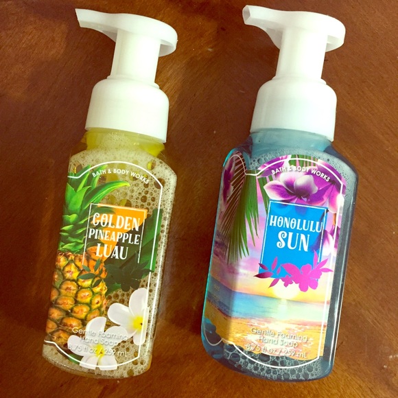 Bath and Body Works Gentle Foaming Hand Soaps.