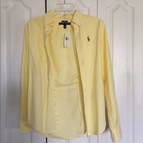 Women's Ralph Lauren Polo slim Oxford button up