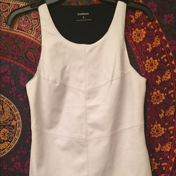 Express faux leather tank - Picture 1 of 2