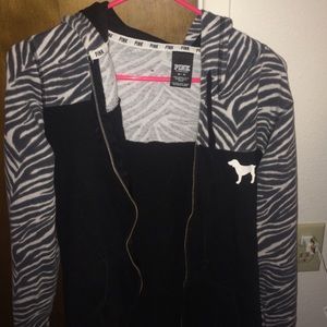 pink Victoria secrets hoodie