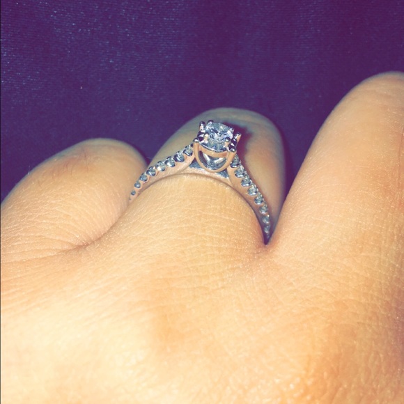 White gold diamond ring from Kay Jewelers - Picture 2 of 9