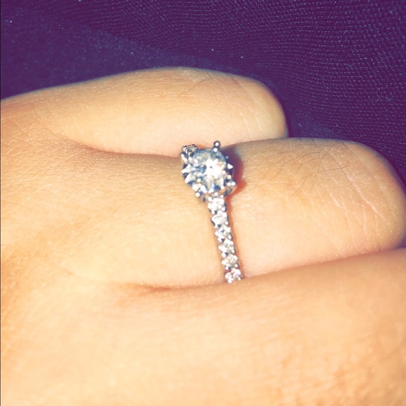 White gold diamond ring from Kay Jewelers - Picture 3 of 9