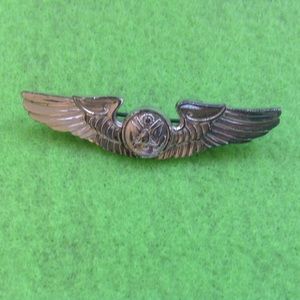 Ww2USAF crew wings bar pin