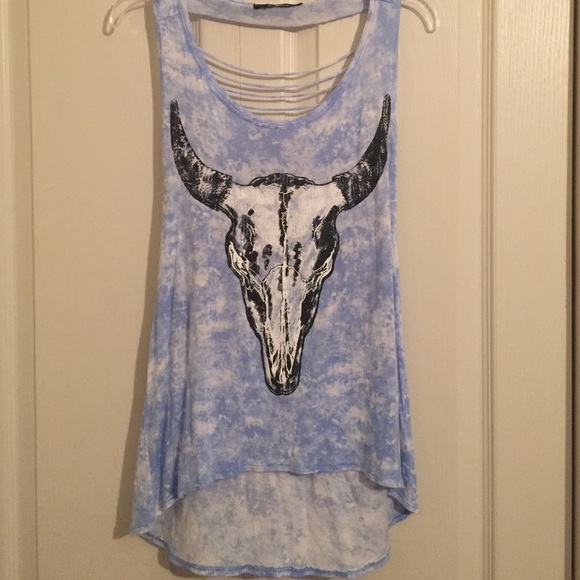 Blue tank top