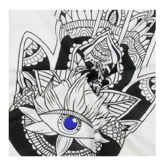 3xHP! 💮🌷Iris Palm Summer Tee🌺🌸 - Picture 3 of 3