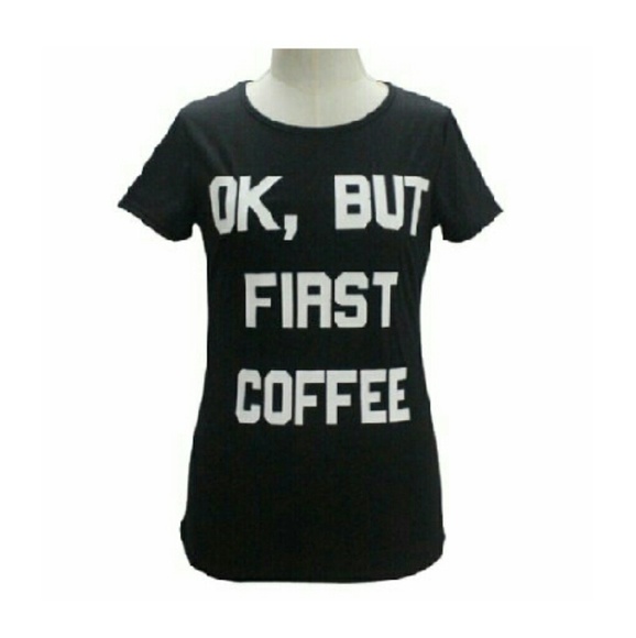 HP! 🎀OK, BUT FIRST COFFEE tee 🎀 - Picture 2 of 4