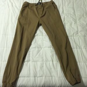 Men's Matchstick khaki joggers XXL/36