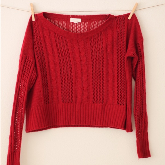 Red winter sweater - Picture 1 of 1