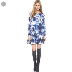 Cynthia Rowley printed flounce dress - NWT