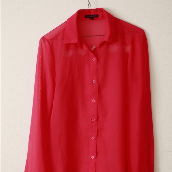 Hot pink blouse