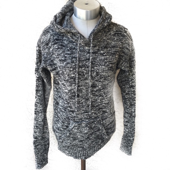 J. Crew Sweaters - J. Crew merino wool grey hooded sweater