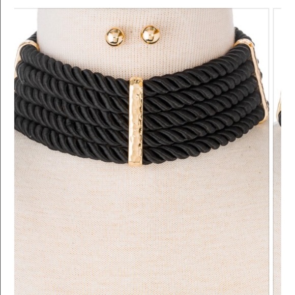 Black one of a kind Chocker.