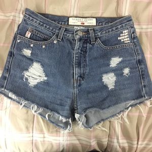 High waisted shorts
