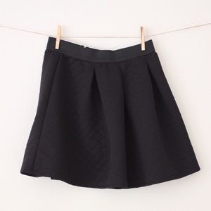Black high waisted skirt