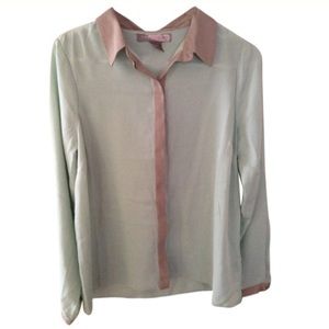 Forever 21 Mint Blouse