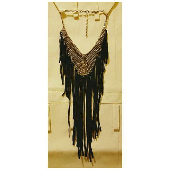 Wave Fringe Necklace