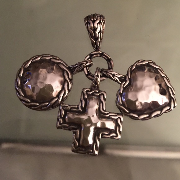 Authentic John Hardy Charm, (Necklace included)