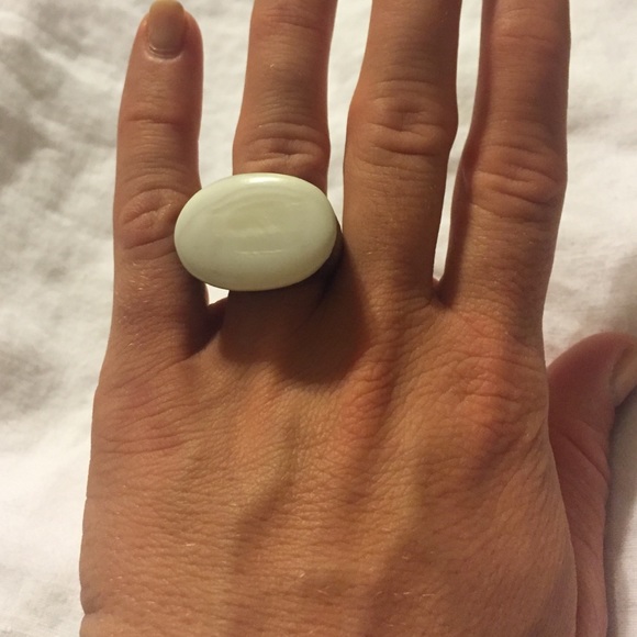 BCBG MaxAzria wood ring