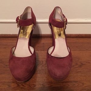 Maroon Pumps