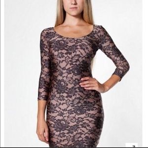 American Apparel Lace Print Bodycon