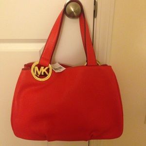 Brand New Michael Kors Fulton Leather Tote
