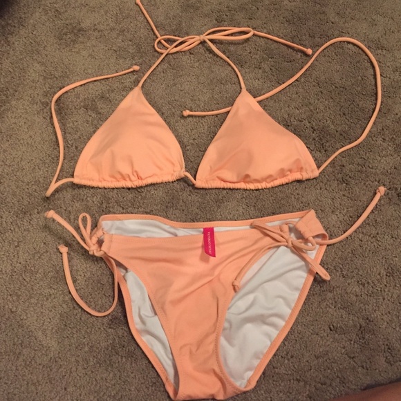 Light orange VS Swim bikini📳👙