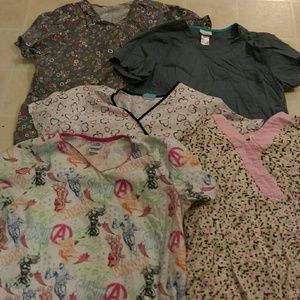 Scrub top bundle!! All for $10!!!