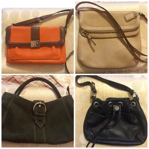 Sold - Set of 4 handbags