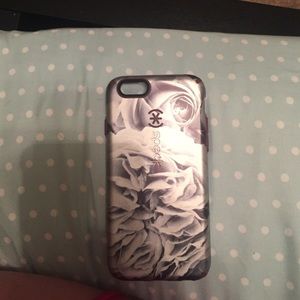 Floral rose speck iPhone 6 case