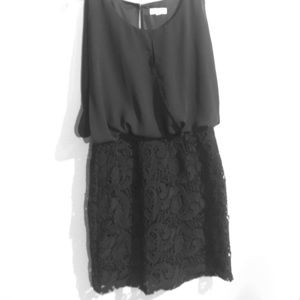 FREE GIFT w/little black lace cocktail/party dress