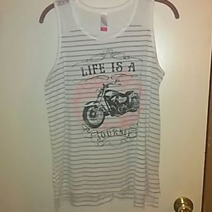 Tank top with lace back