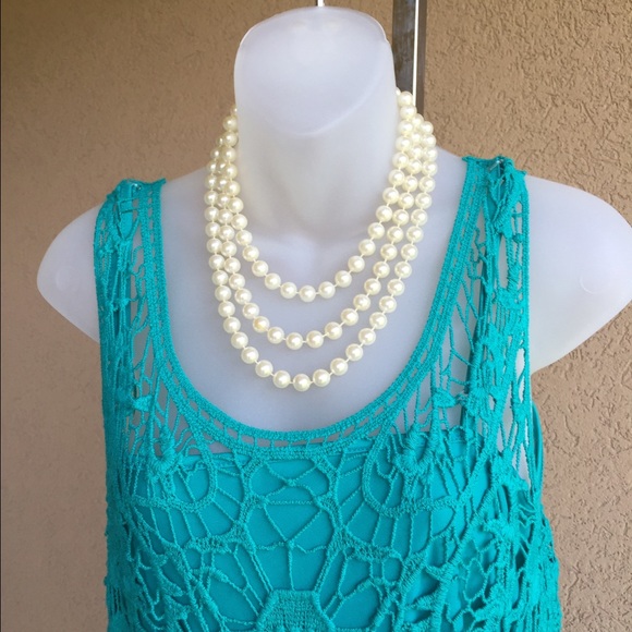 Pinky Crochet Dress